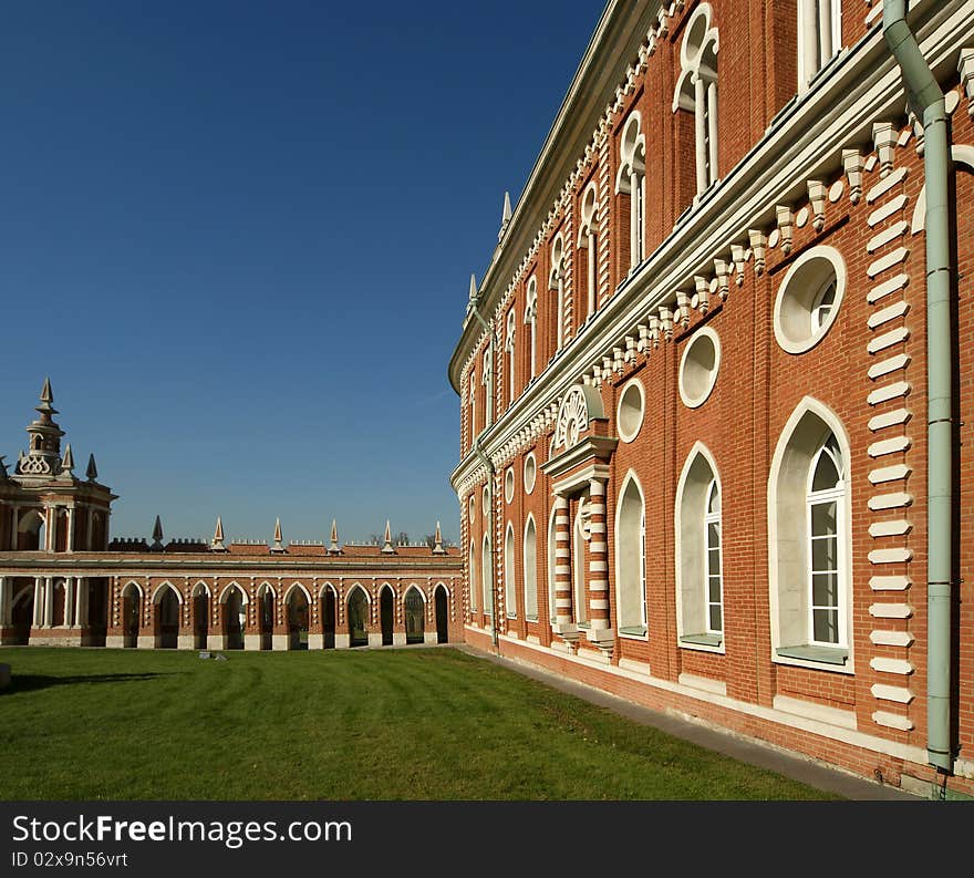 Tsaritsino museum and reserve in Moscow