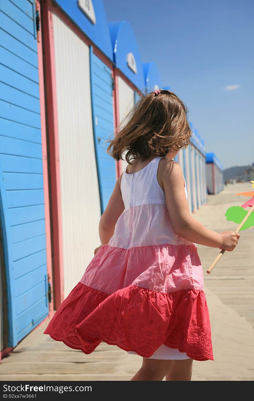 Girl at beach