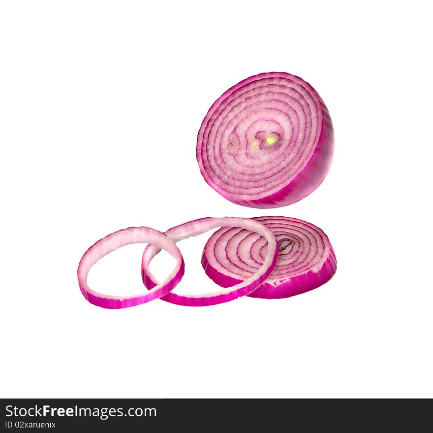 Onion slices