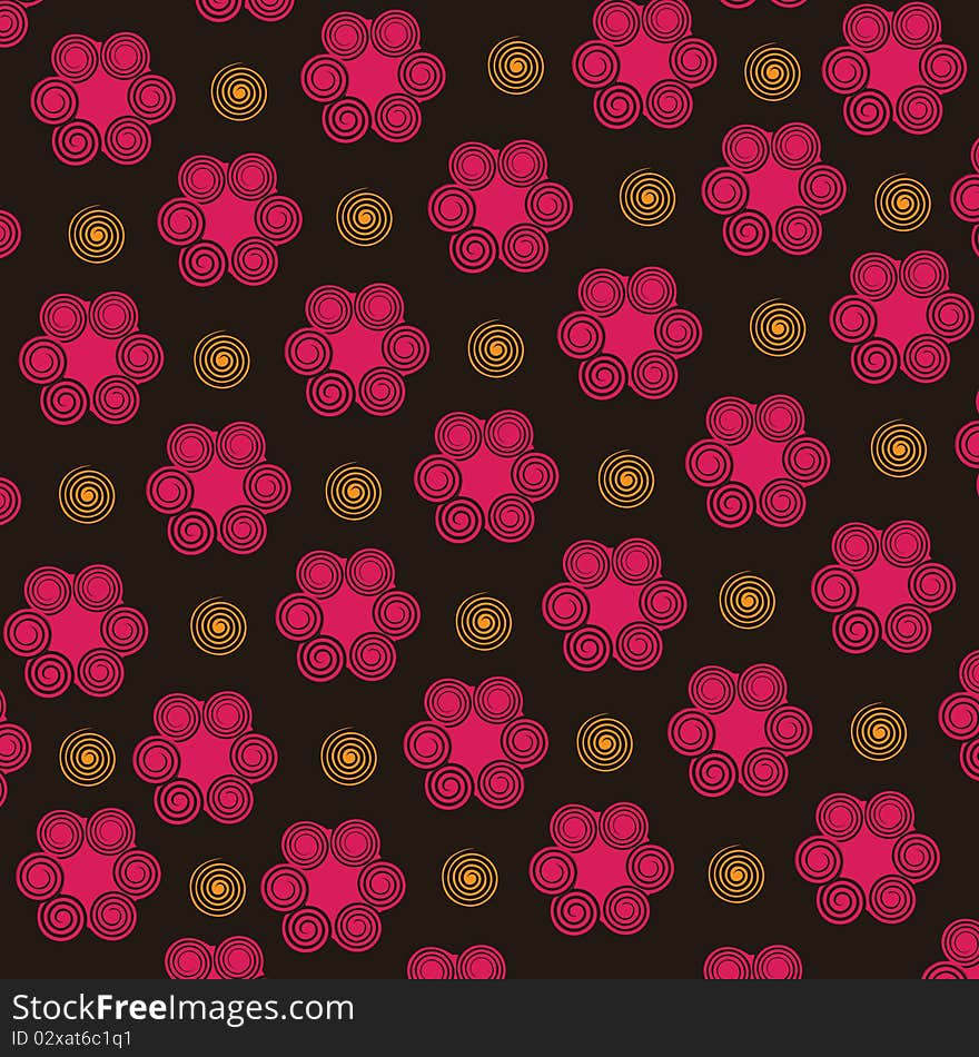 Decorative style background illustration vector. Decorative style background illustration vector