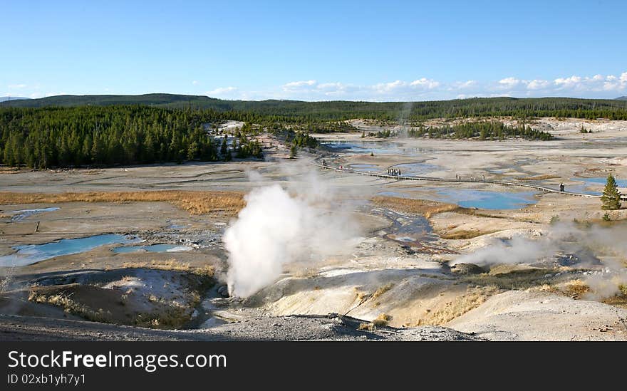 Landscapes Of Yellow Stone National Park