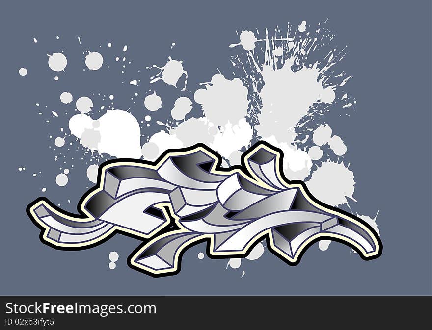 Graffiti grunge background