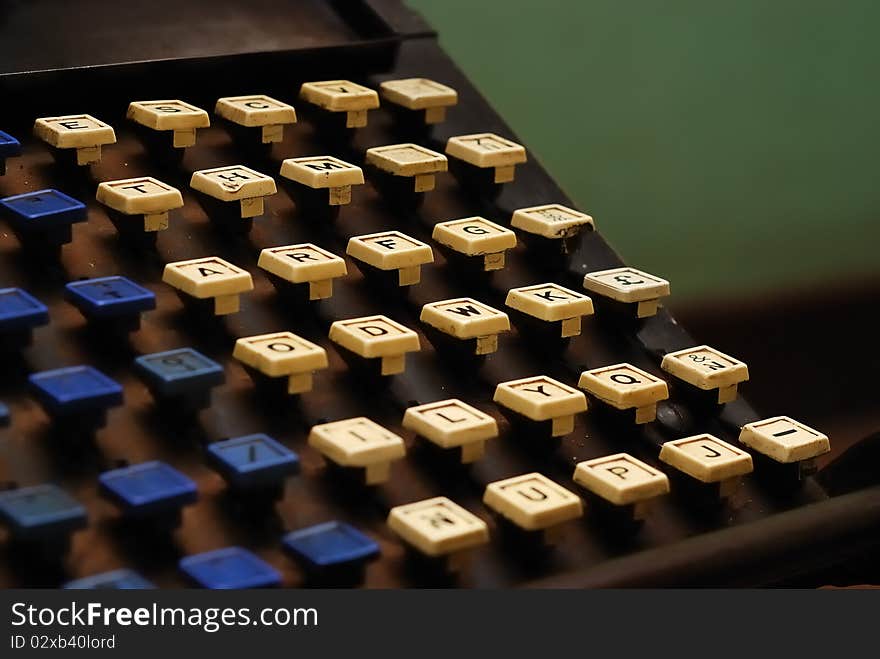 Type Writer Keys