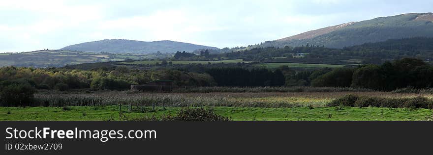 View of irish countryside from blackditch. View of irish countryside from blackditch.