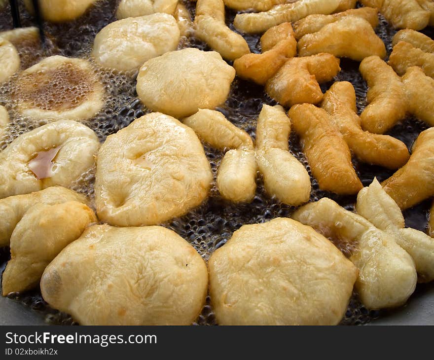 Deep-fried dough stick breakfast or snack of the Chinese people Popular in Thailand