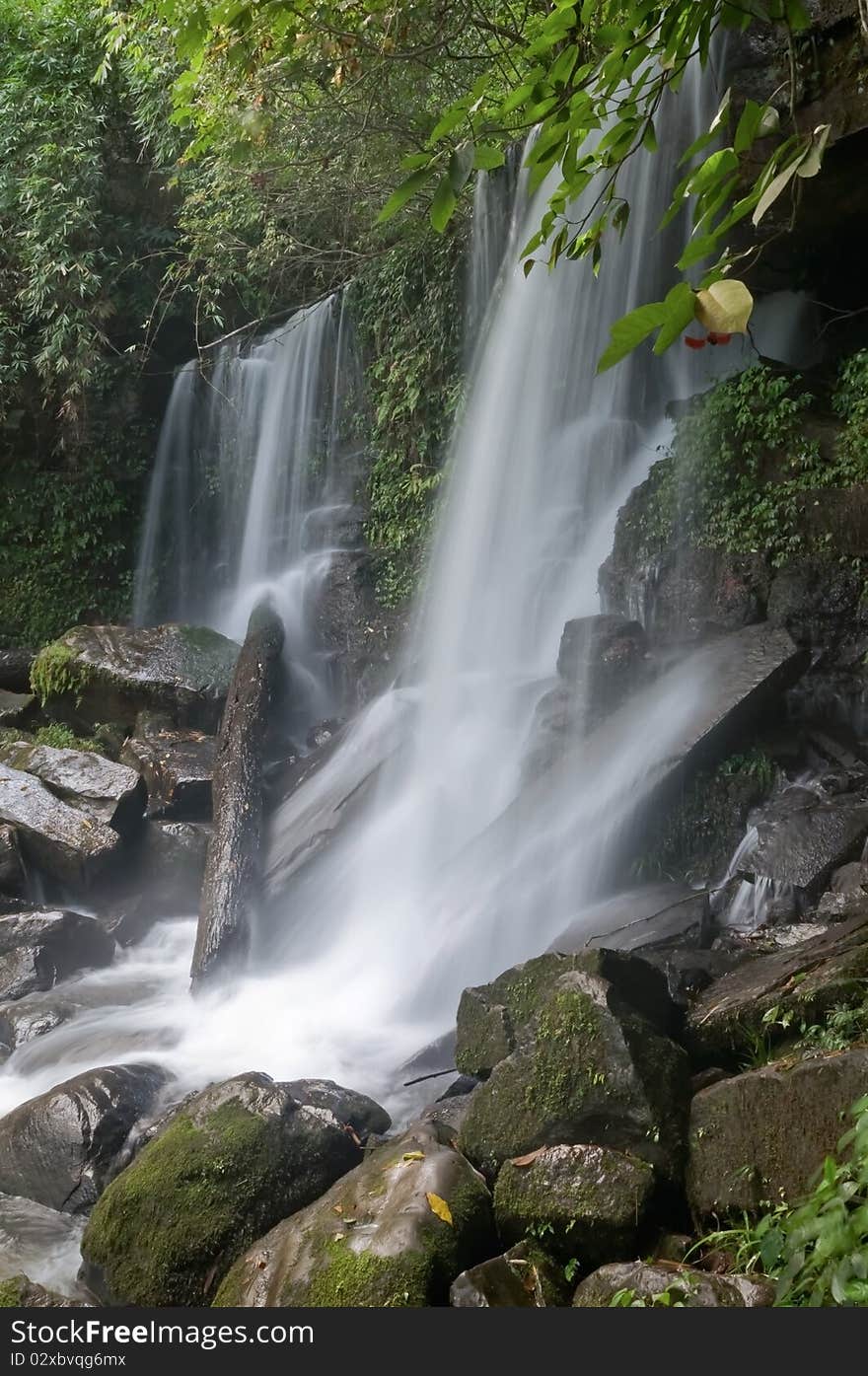 Waterfalls.