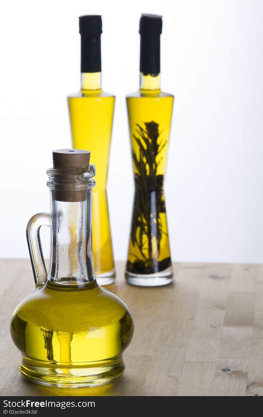 Olive oil bottles