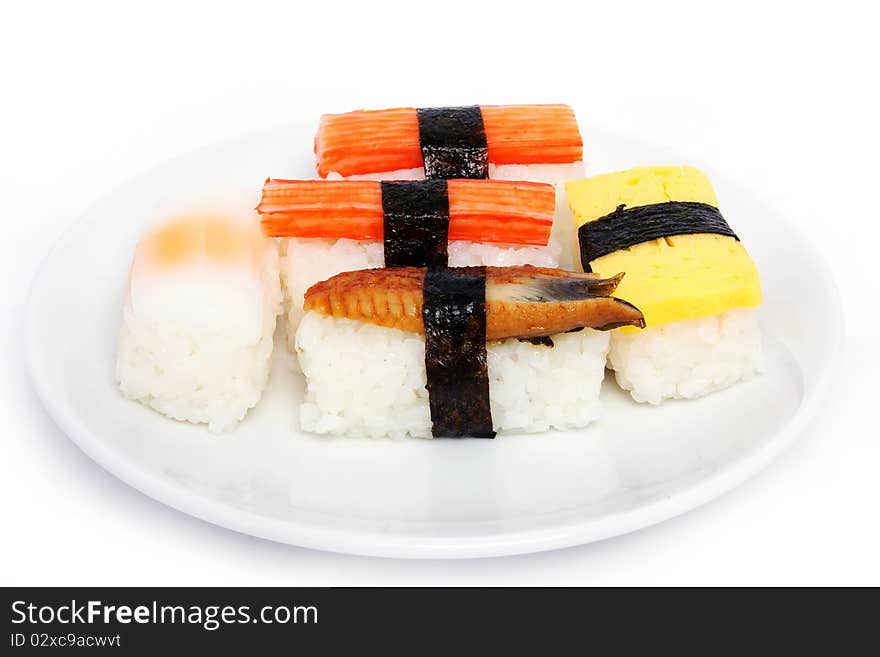 Japanese sushi traditional food