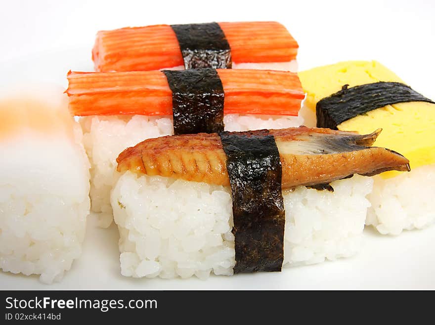 Japanese sushi traditional food