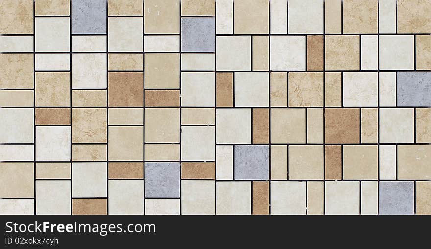 Marble mosaic pattern background. &#x28;high res.&#x29;