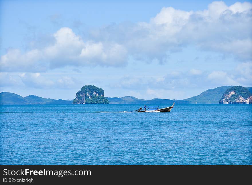 Klong-moung beach it's locate at Krabi and most people stay at here is fisher house.