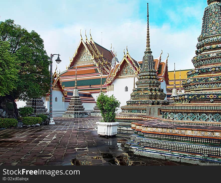 Thai temple in Bangkok