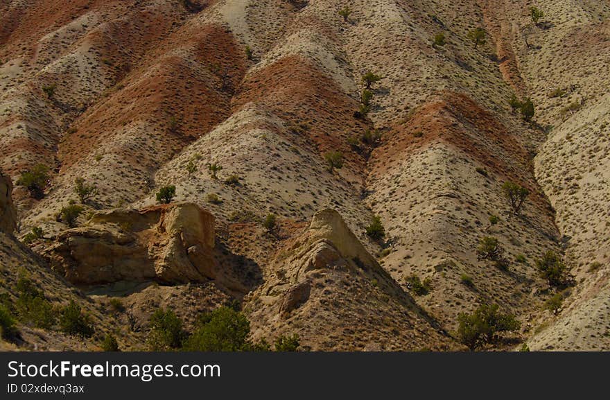 Eroded Mountainside