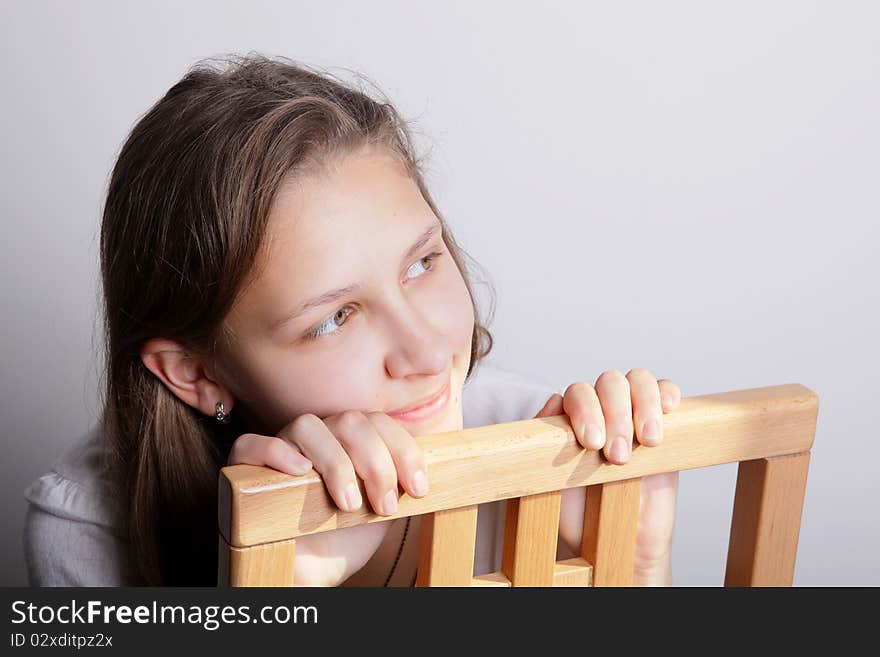 A teenage girl portrait