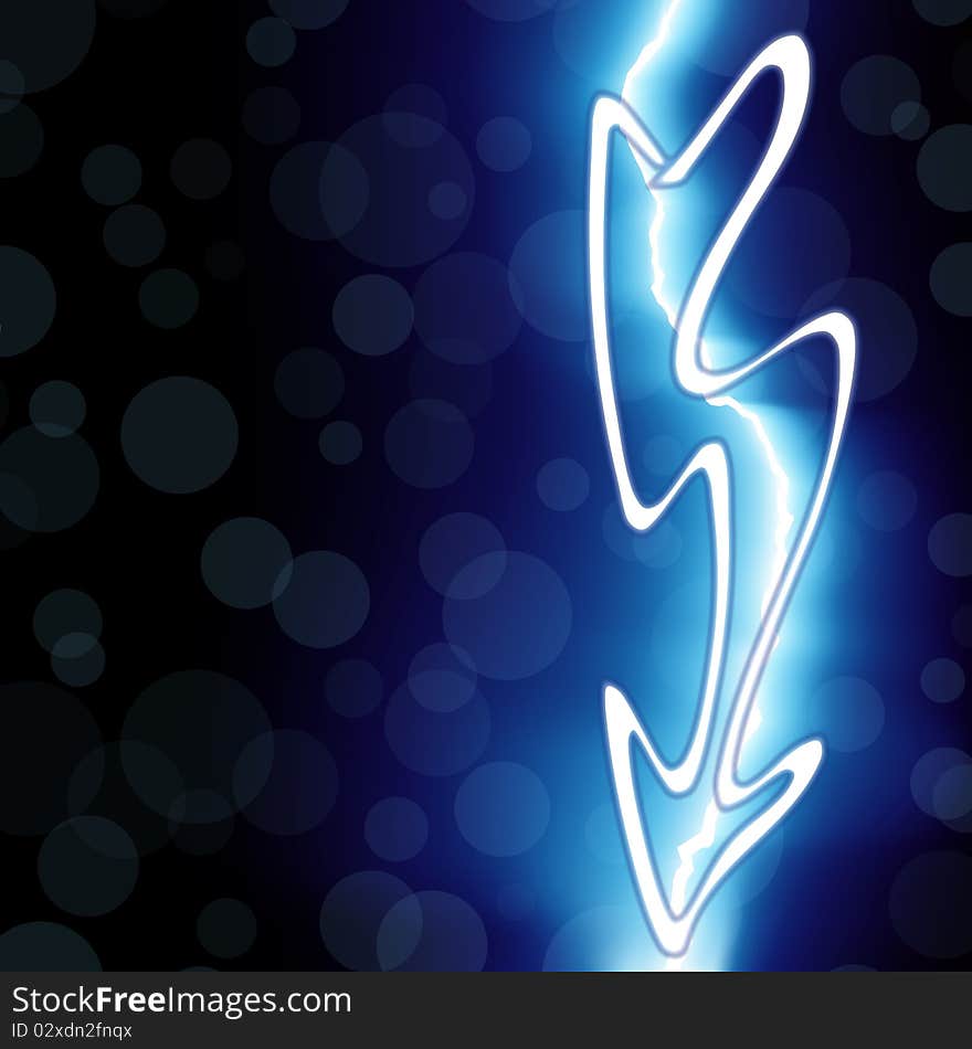 Graphic illustration of Lightning Bolt