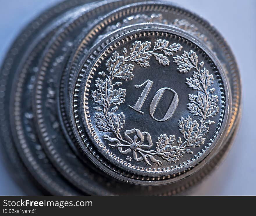 An image of a stack of coins. An image of a stack of coins