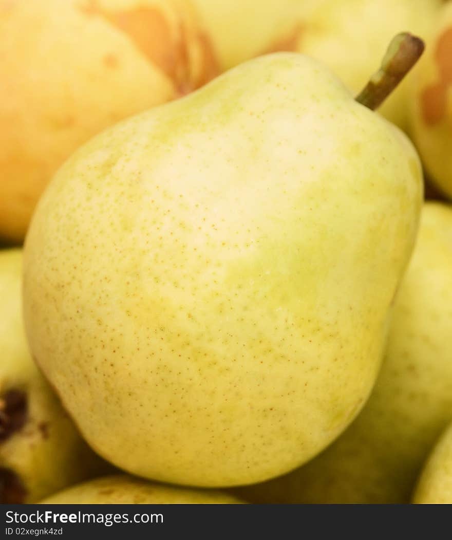 Pear close up