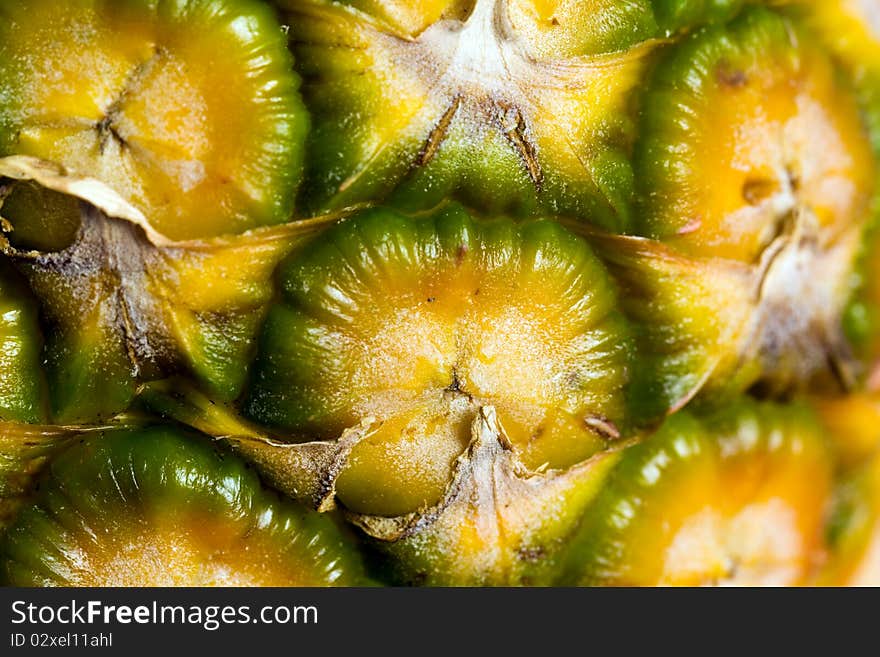 High resolution photo of pineapple texture. High resolution photo of pineapple texture.