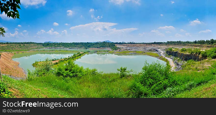 An old limestone mine