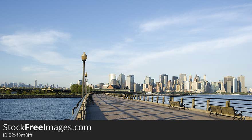 Downtown Manhattan skyline