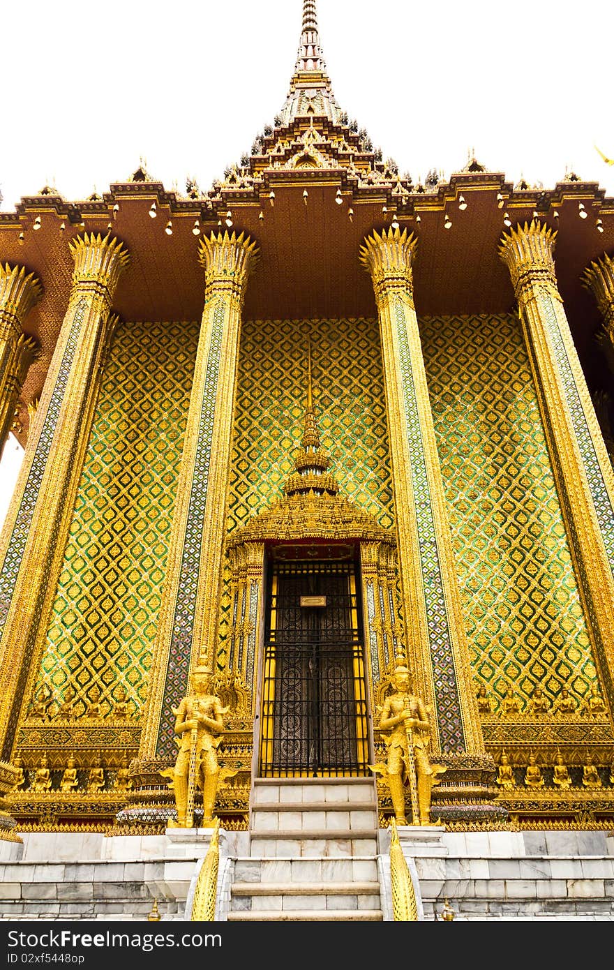 Thai temple church in grand palace