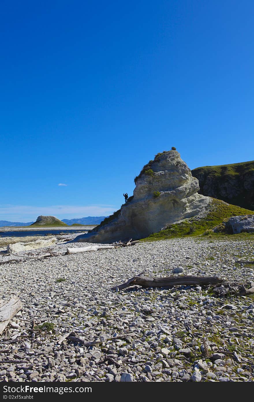 Pacific ocean view from kaikoura