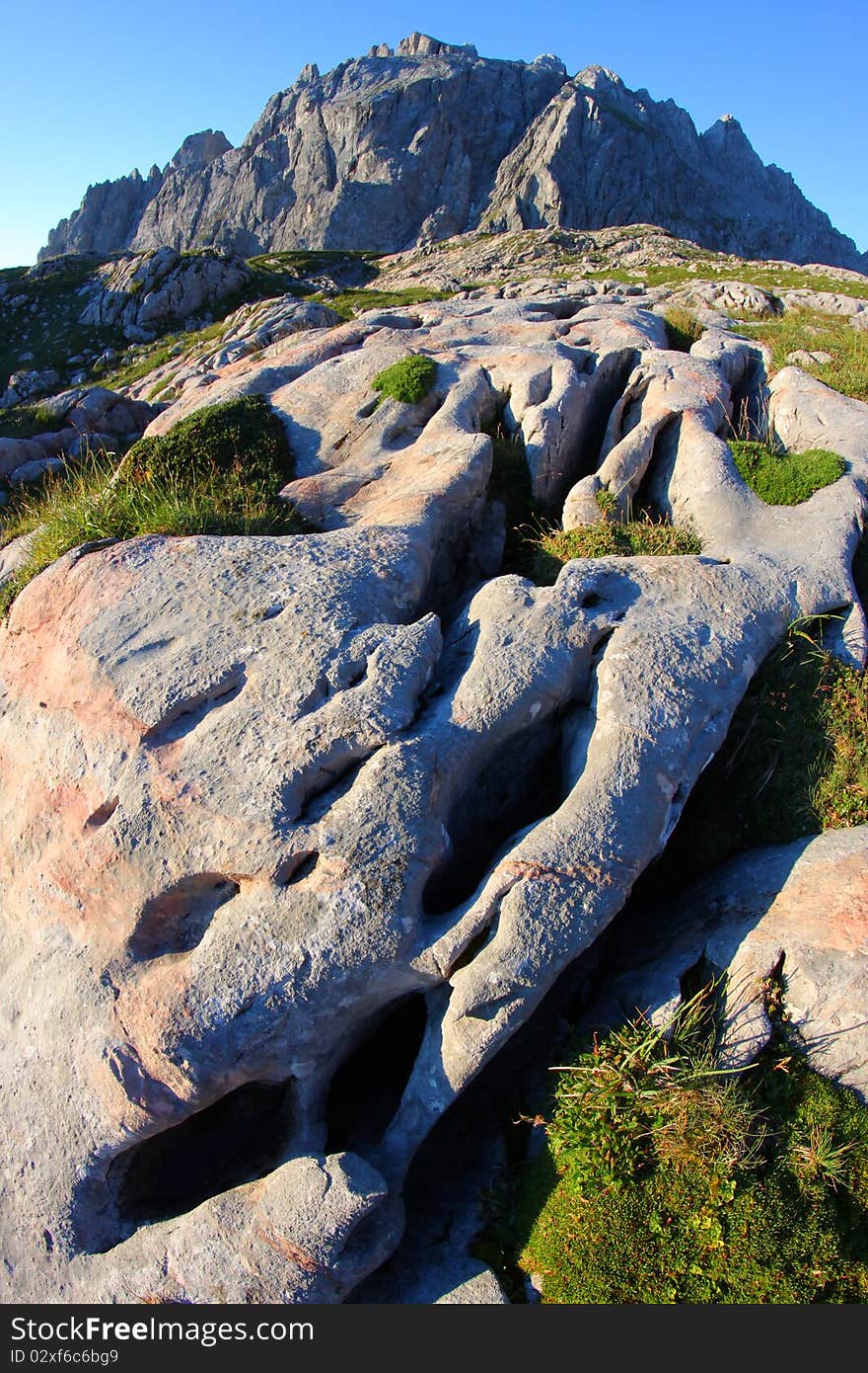 Limestone mountains