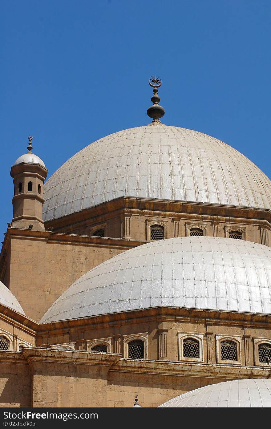 Close-up view of a famous mosque in Cairo,Egypt