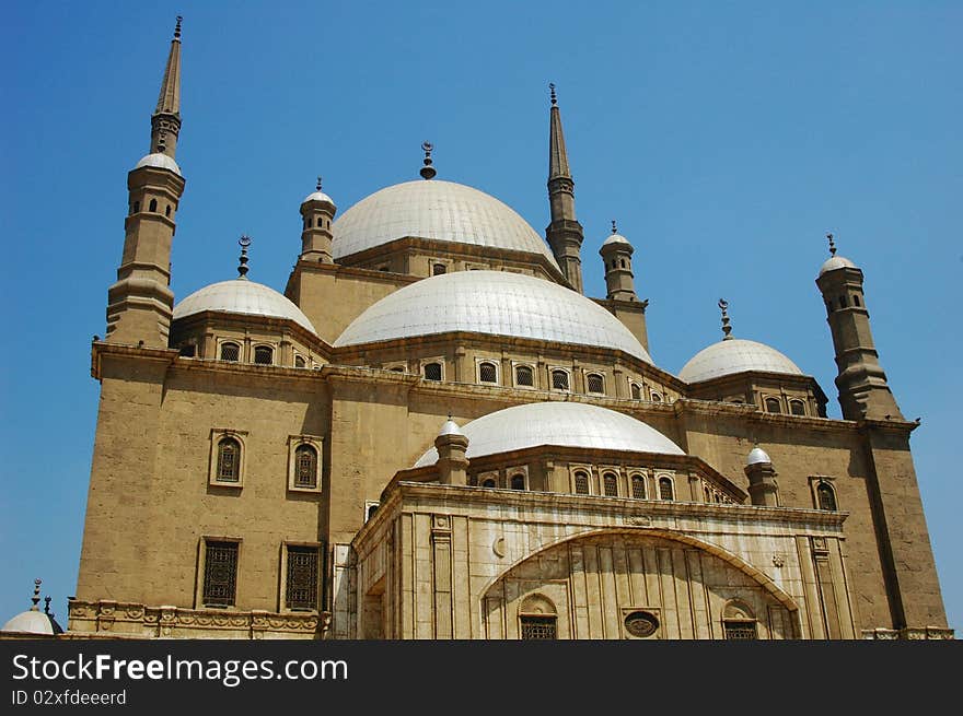 Scenery of a famous mosque in Cairo,Egypt