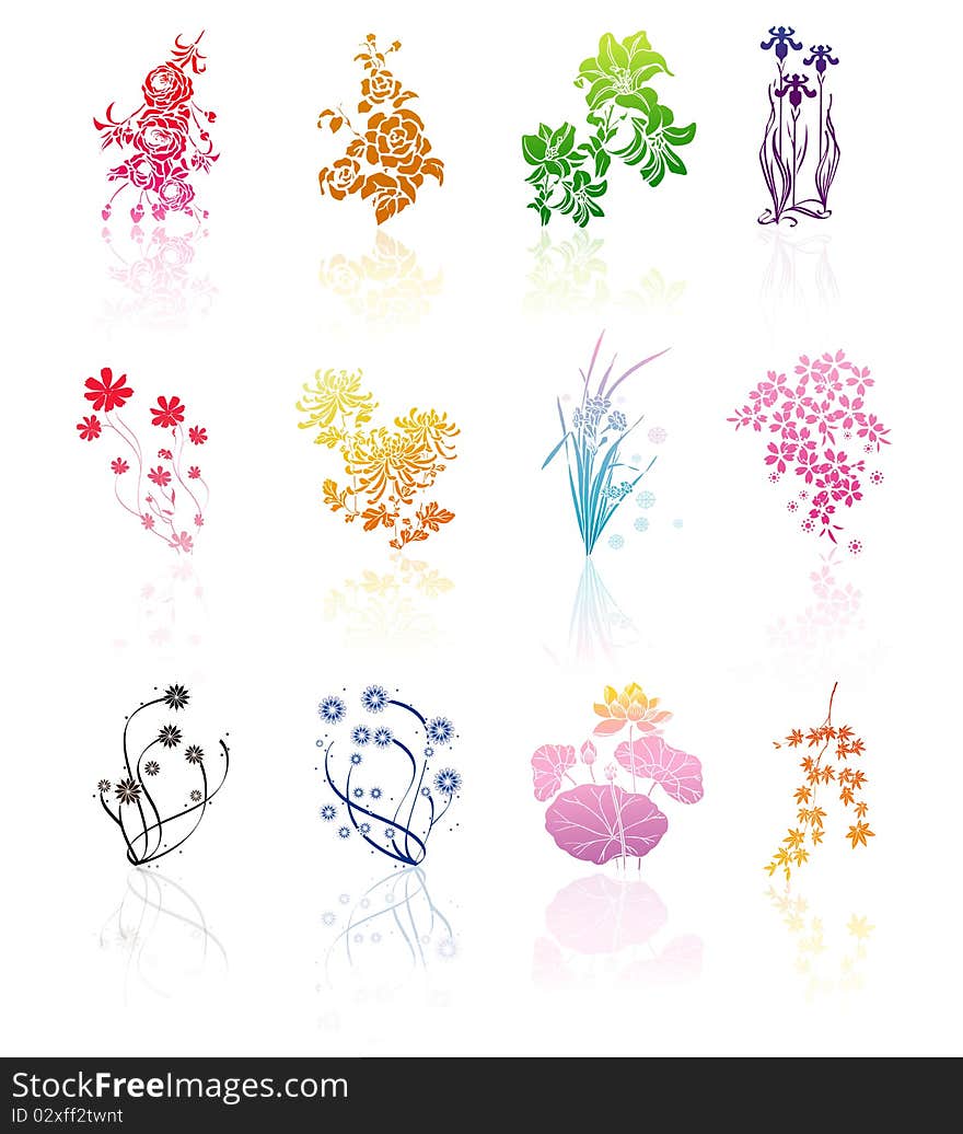 Vector  flower Group