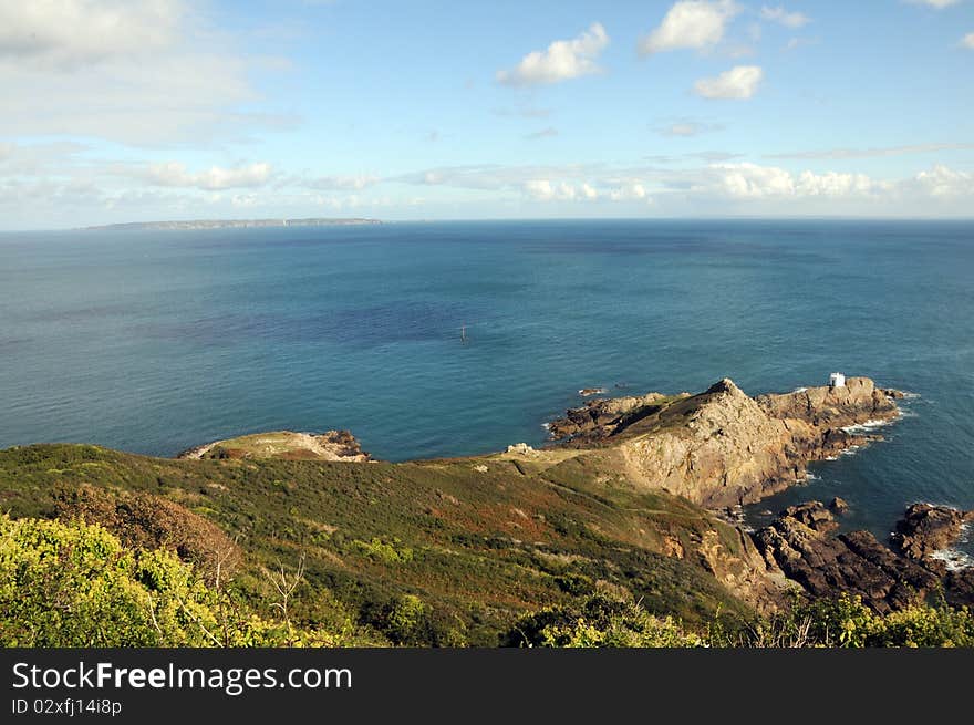 View from Jerbourg Point on Guernsey