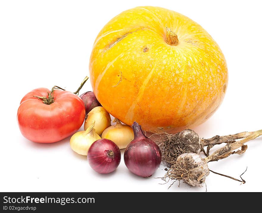 Fresh ripe vegetables