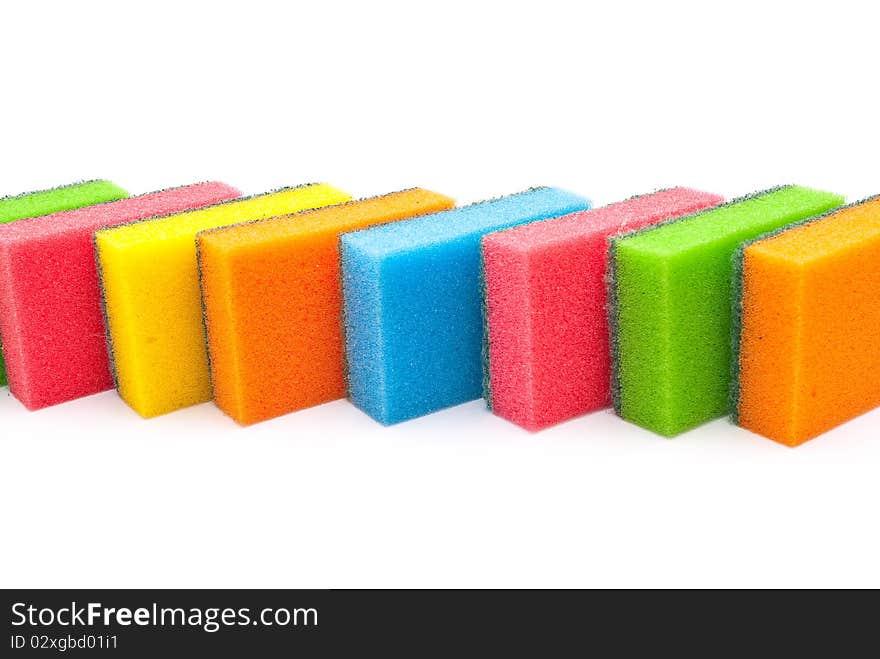 Coloured Kitchen Sponges