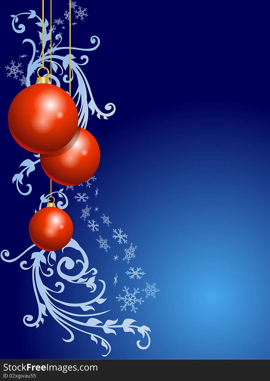 Christmas Ornamental Background