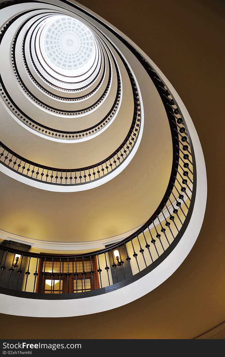 Spiral staircase - Scandinavian Architecture Interior