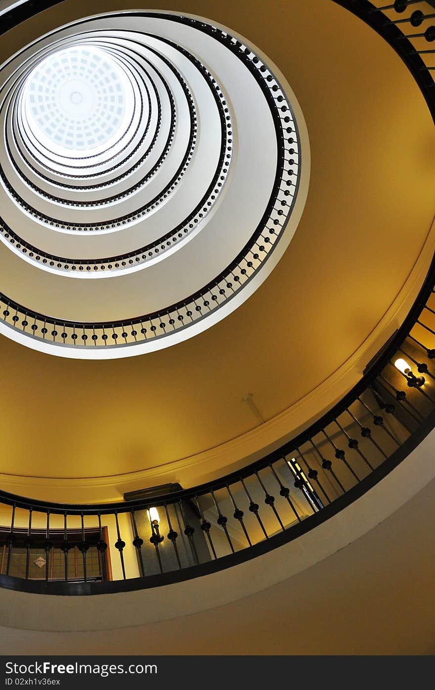 Spiral staircase - Scandinavian Architecture Interior