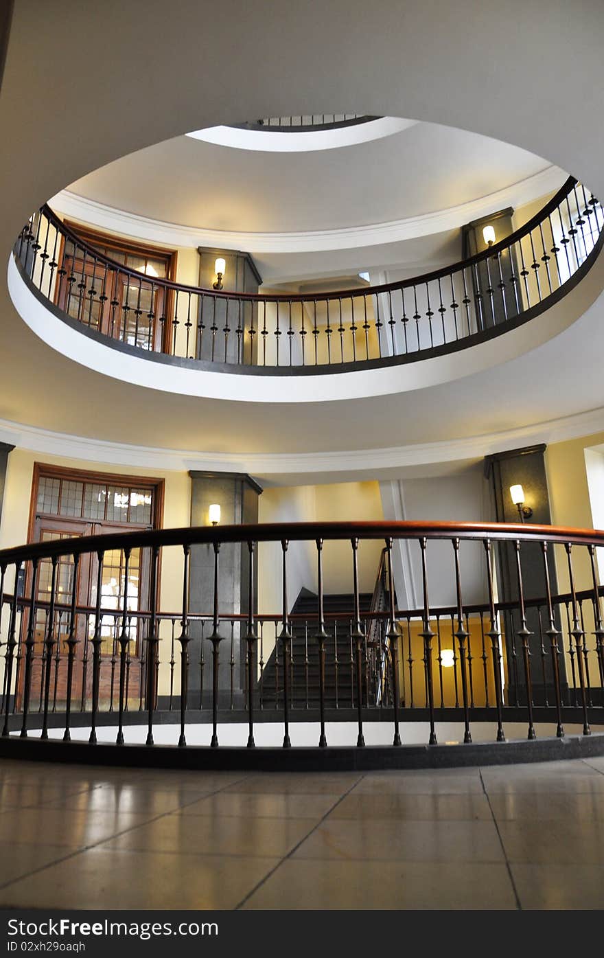 Spiral staircase - Scandinavian Architecture Interior