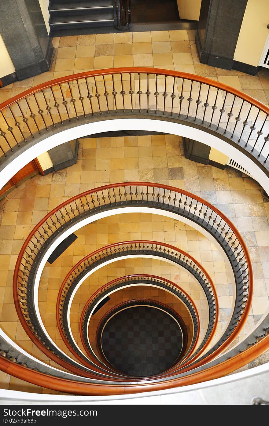 Spiral staircase - Scandinavian Architecture Interior