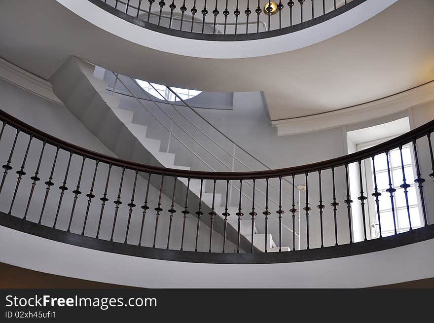 Spiral staircase - Scandinavian Architecture Interior