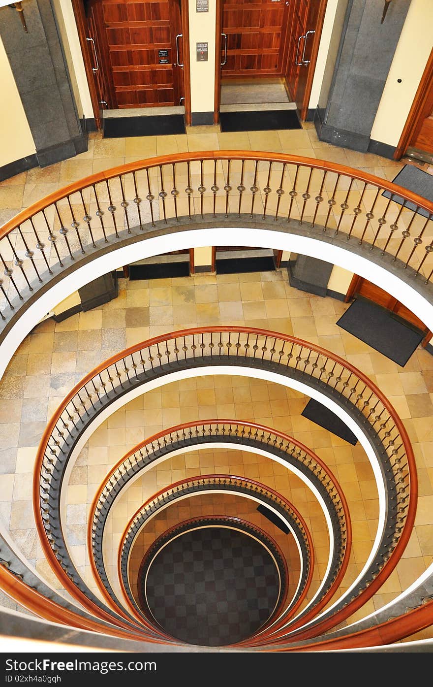 Spiral staircase - Scandinavian Architecture Interior