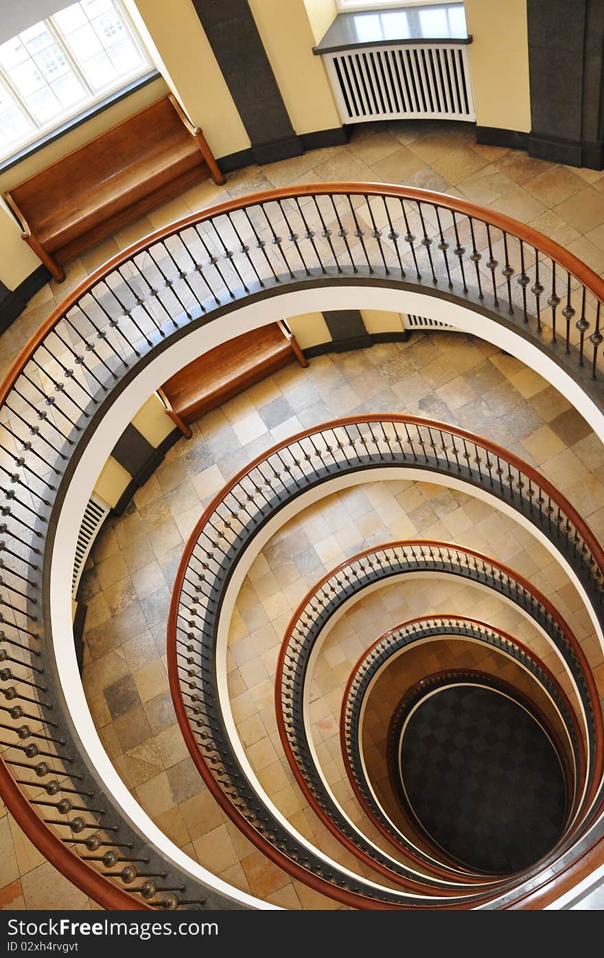 Spiral staircase - Scandinavian Architecture Interior