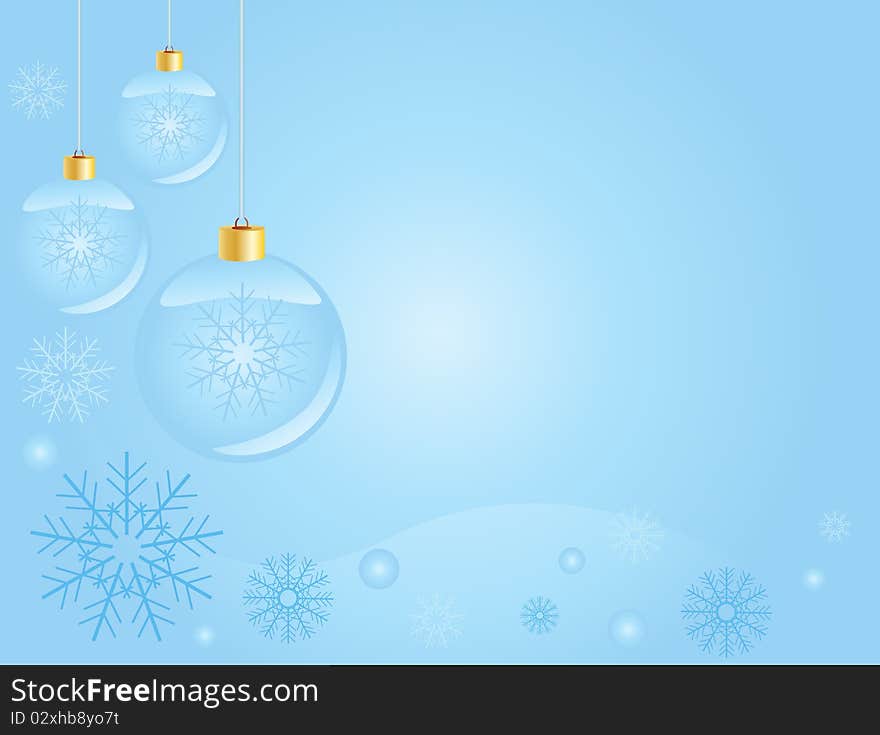 Abstract blue christmas background, with room for text. Abstract blue christmas background, with room for text.