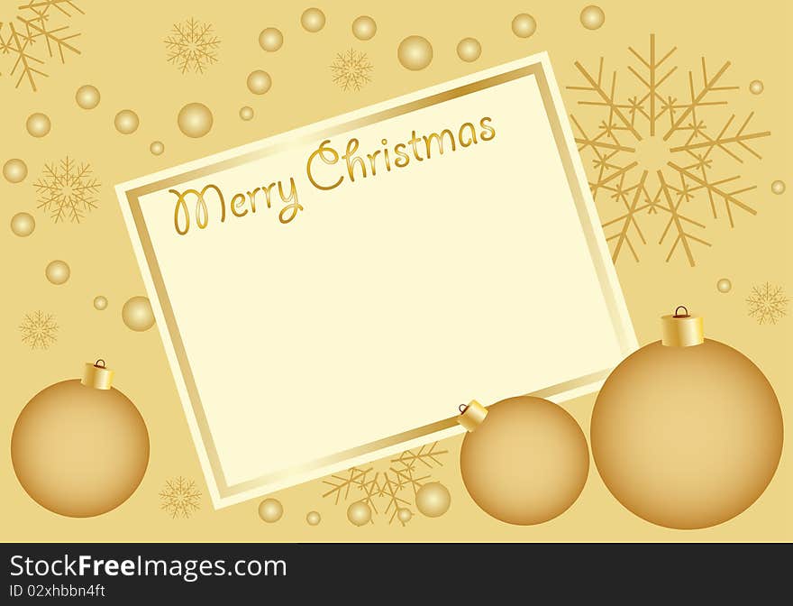 Abstract golden christmas background, with room for text. Abstract golden christmas background, with room for text.