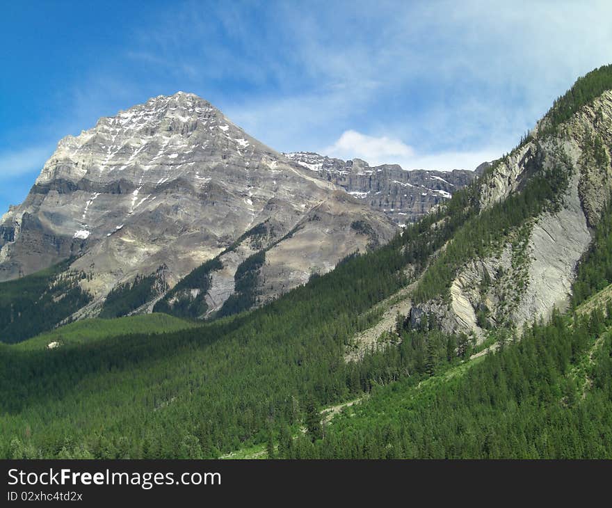 Moutain in British Columbia, Canada. Moutain in British Columbia, Canada