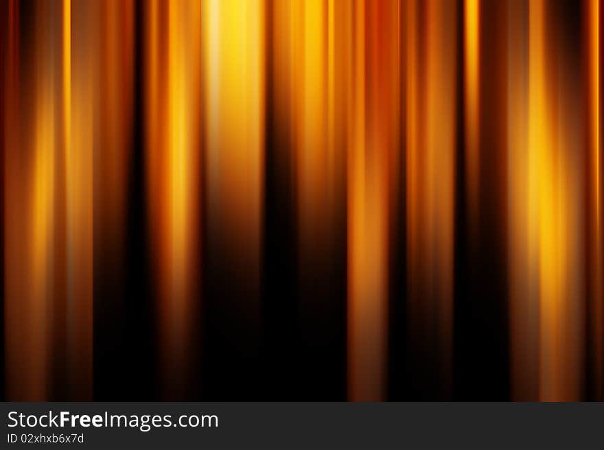 Abstract line background. Orange and yellow