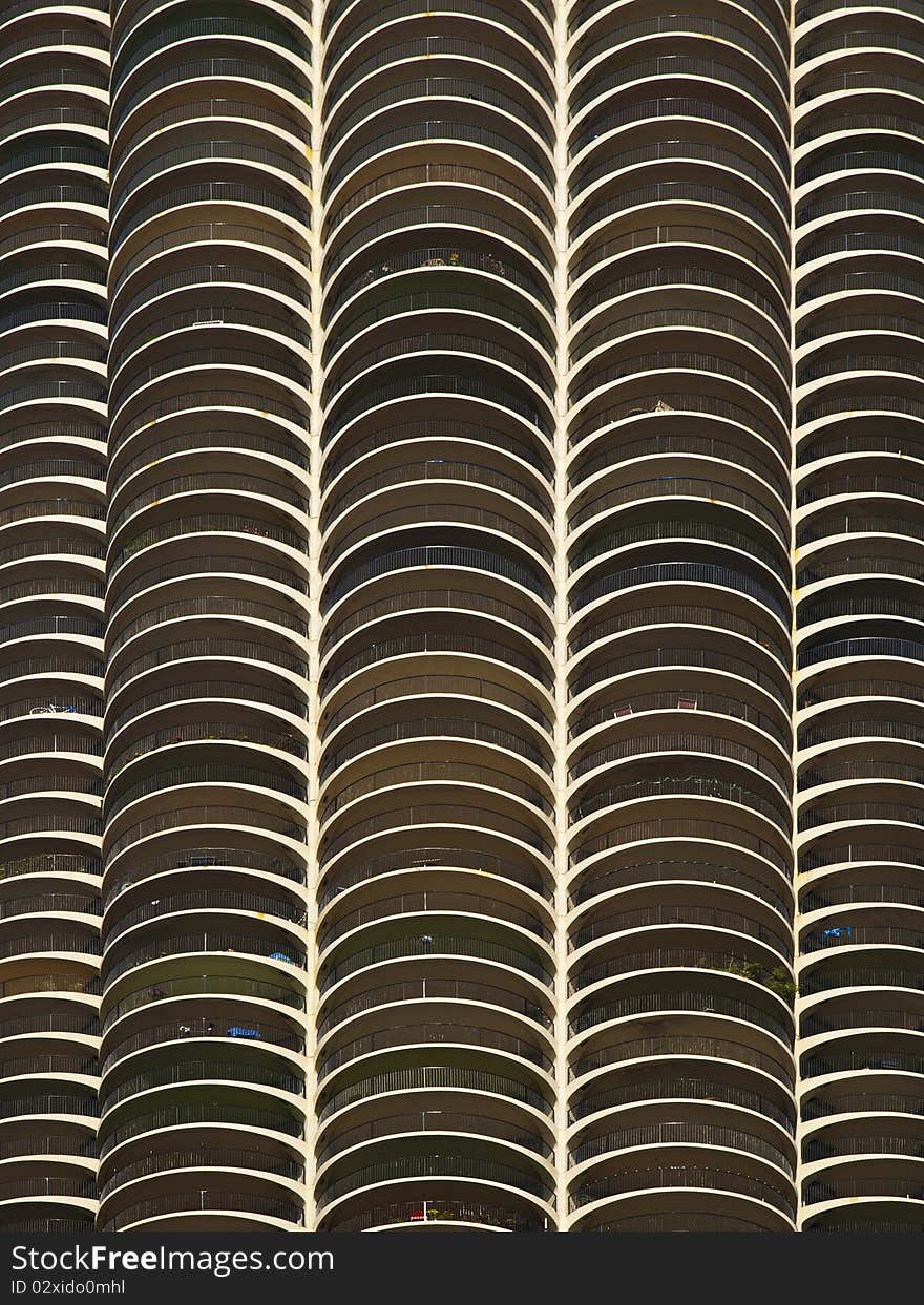 Modern Original Chicago Skyscraper Background, Illinois USA