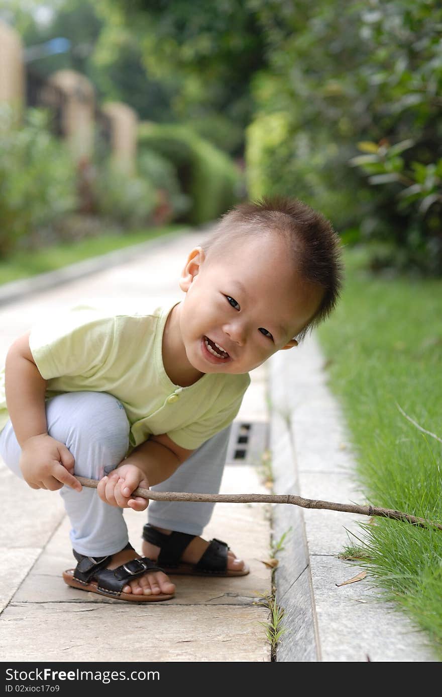 Cute baby portrait