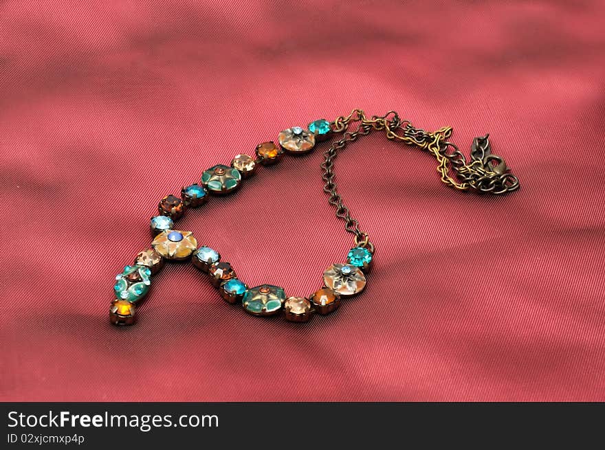 Necklace on Silk