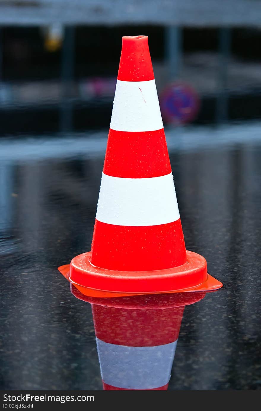 Cone In A Puddle V1