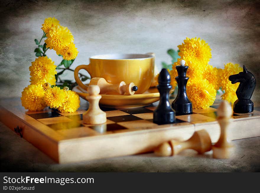 Chess and chrysanthemums